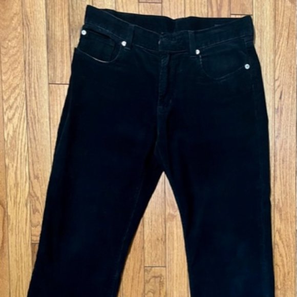 Seven7 Other - 7Seven Premium Black Corduroy Chino Pants-Men’s Size 32 Zipper Fly New WO Tags